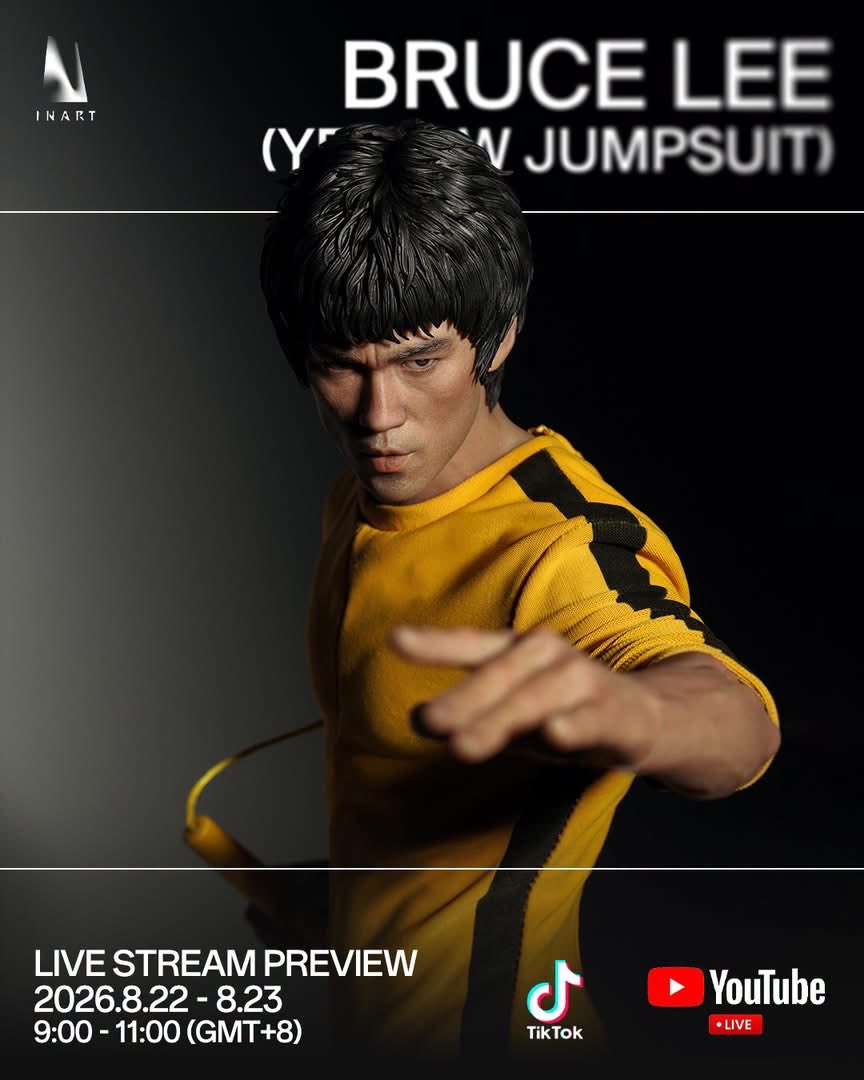 one6Update's tweet photo. #InArt announced Bruce Lee. It goes up for pre order August 21.
1
#Sixth #SixthScale #HotToysCollectibles #ホットトイズ #actionfigures #Figures https://t.co/W4qGfxBzRm