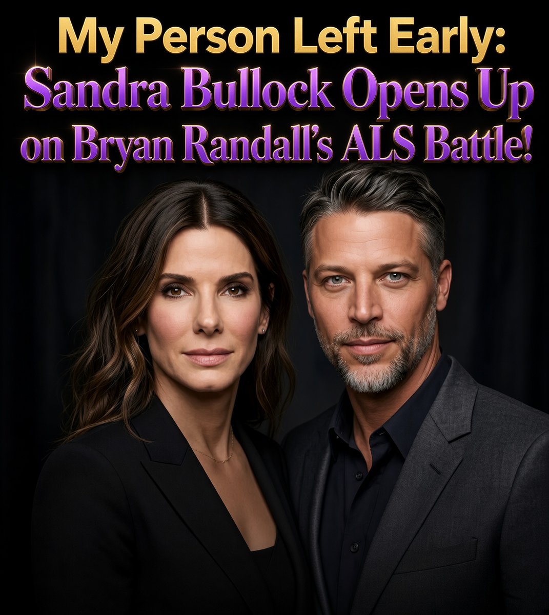 bheavs17's tweet photo. This is newly reported today, August 20, 2026. 
Sandra Bullock is pulling back the curtain on the silent battle she fought alongside her late partner, Bryan Randall. Speaking publicly about his three years journey with ALS, 
Bullock addressed why the family chose strict privacy during his illness and the emotional weight that came with keeping it under wraps.

Sometimes we lose someone long before we say goodbye. 
Sandra Bullock’s words about Bryan Randall’s ALS journey are heartbreaking a reminder that grief can begin long before the final goodbye. 
May his memory always be a blessing. 🕊️🫶🏻🙏🏻