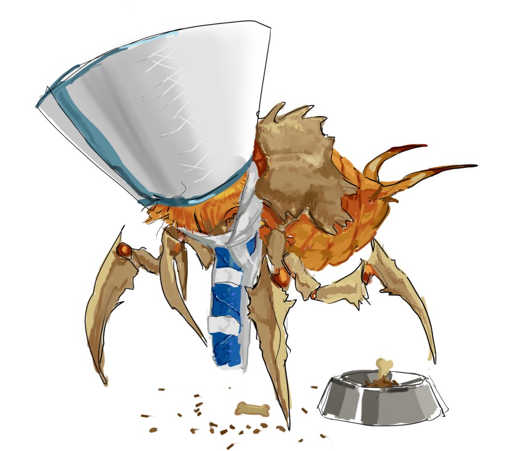 Sweetrollrobber's tweet photo. this is Simba ,a pet scavenger
#Helldivers2 #helldivers2art https://t.co/JzXXVVZuyT