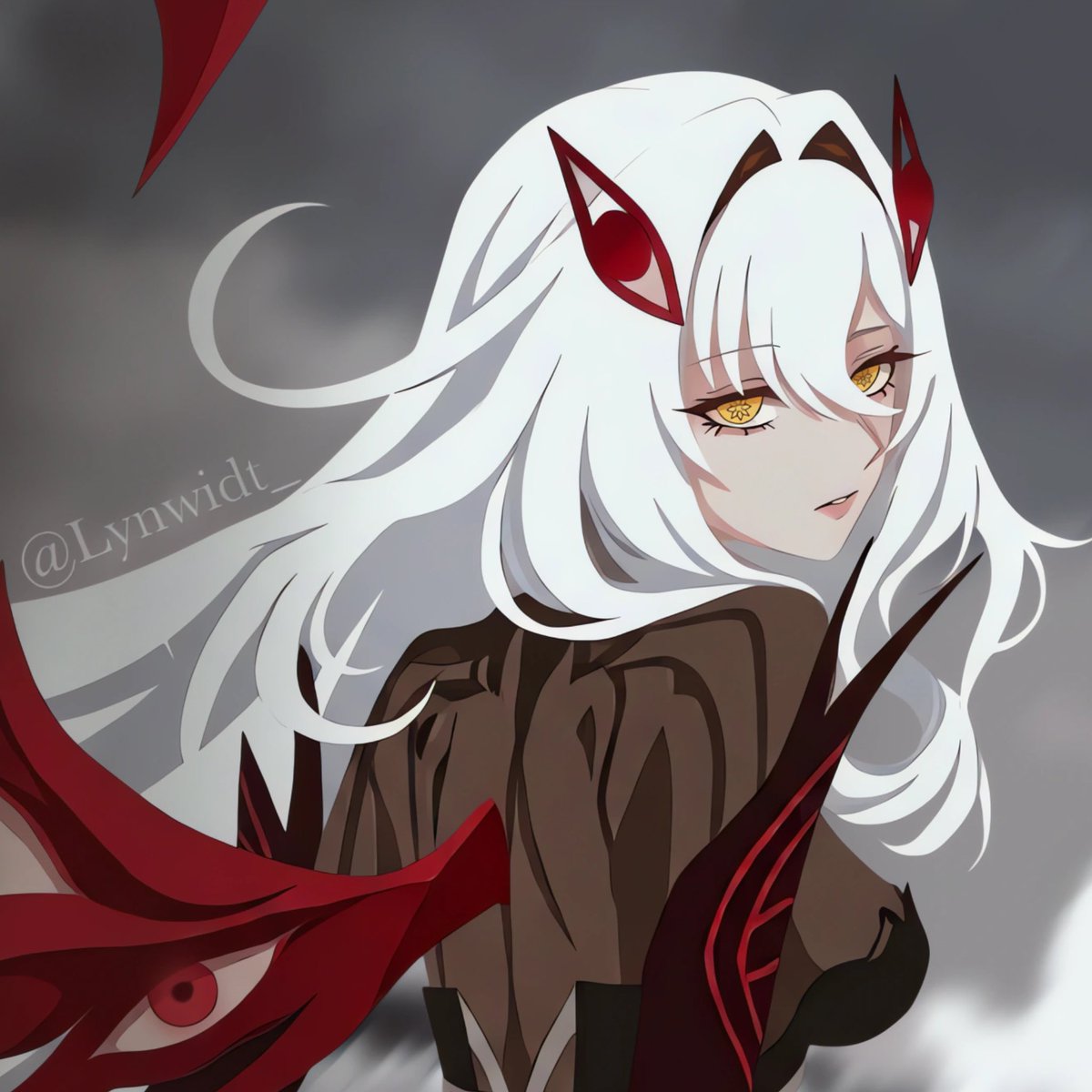 Lynwidt_'s tweet photo. Ronova fanart 👁❣️ Ruler of dead hehe (art by me!) 
#ronova #ronovafanart #genshinimpact #art #ロノヴァ #GenshinFanart https://t.co/Ylr275DJBd