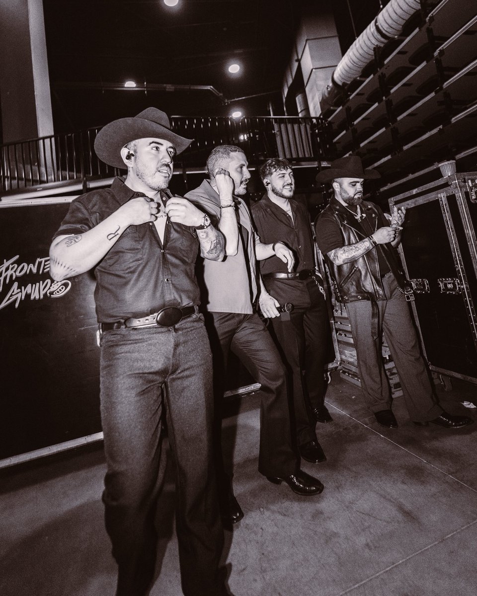 IntuitDome's tweet photo. Throwback to backstage with Grupo Frontera!

(📸: Jess Lee) https://t.co/IBDqihU2om