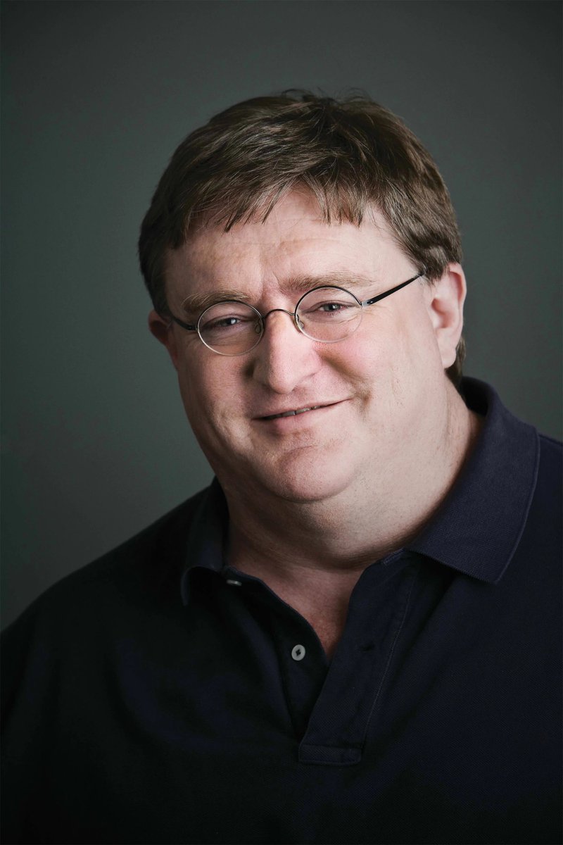 THEGAUDY1's tweet photo. And this was Gabe Newell right after he let out a little steam. https://t.co/aQ1v1Dc7R5