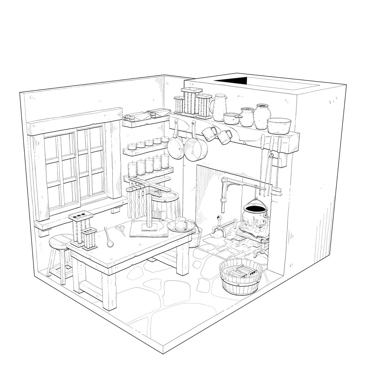 Uta0097's tweet photo. 🕯️ Sketchlog — Milestone 02

Side Quest 07 — The Candle Maker's Workshop

Exploring workflow, cohesion, and storytelling through a candle maker's workspace. https://t.co/4GD4ko3mEo