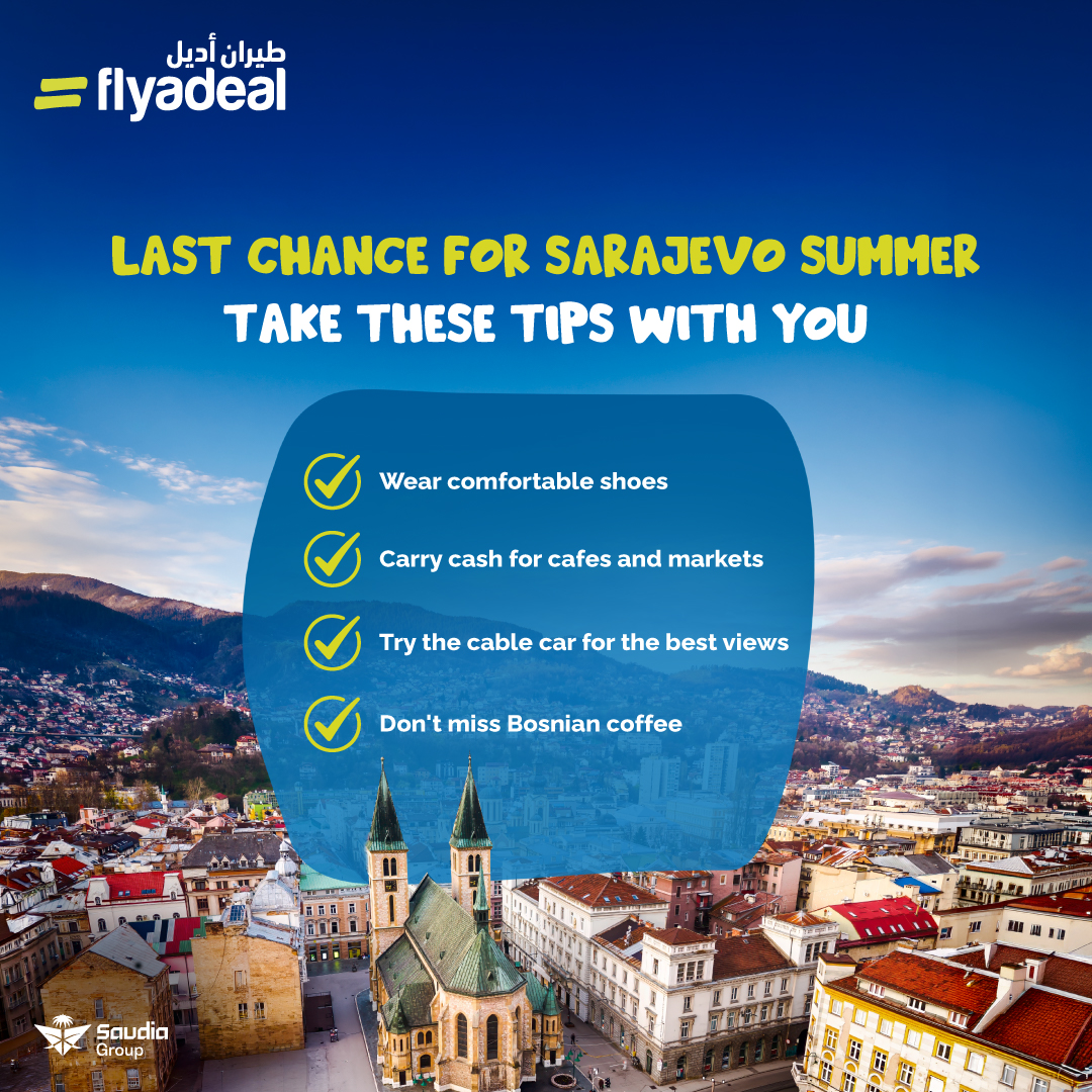 Sarajevo27.0cmフォロー割 Make the most of your last summer getaway in Sarajevo 🇧🇦 From