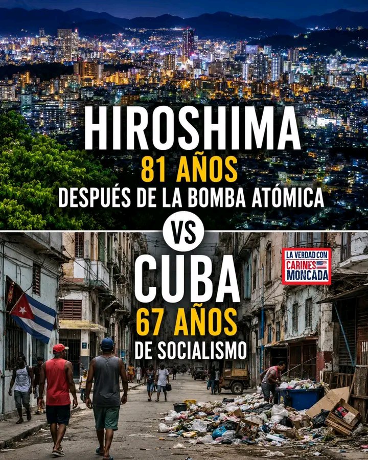 cubanolibre48's tweet photo. Capitalismo VS Socialismo. #Cuba https://t.co/fr1XNSHH97