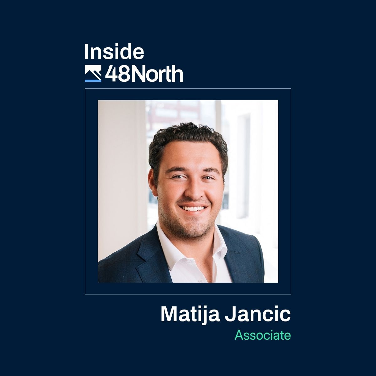 48NorthPartners's tweet photo. Matija Jancic is the type of sourcing professional who thinks fast on his feet and dives deep into his target industries.

Since he joined in February, we’ve been running at full speed, and it’s been fun to see him hit his stride so quickly.

More on MJ below⬇️

#48NorthPartners https://t.co/kxlH8j85OS