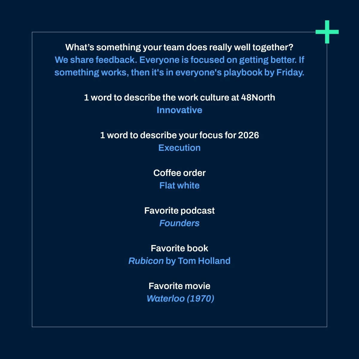 48NorthPartners's tweet photo. Matija Jancic is the type of sourcing professional who thinks fast on his feet and dives deep into his target industries.

Since he joined in February, we’ve been running at full speed, and it’s been fun to see him hit his stride so quickly.

More on MJ below⬇️

#48NorthPartners https://t.co/kxlH8j85OS