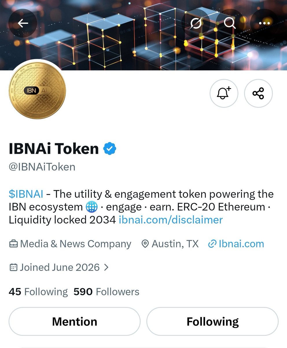 Ibrahim_CMO's tweet photo. @CryptoSolutionG @IBNAiToken Done https://t.co/Xhckc8l6rE