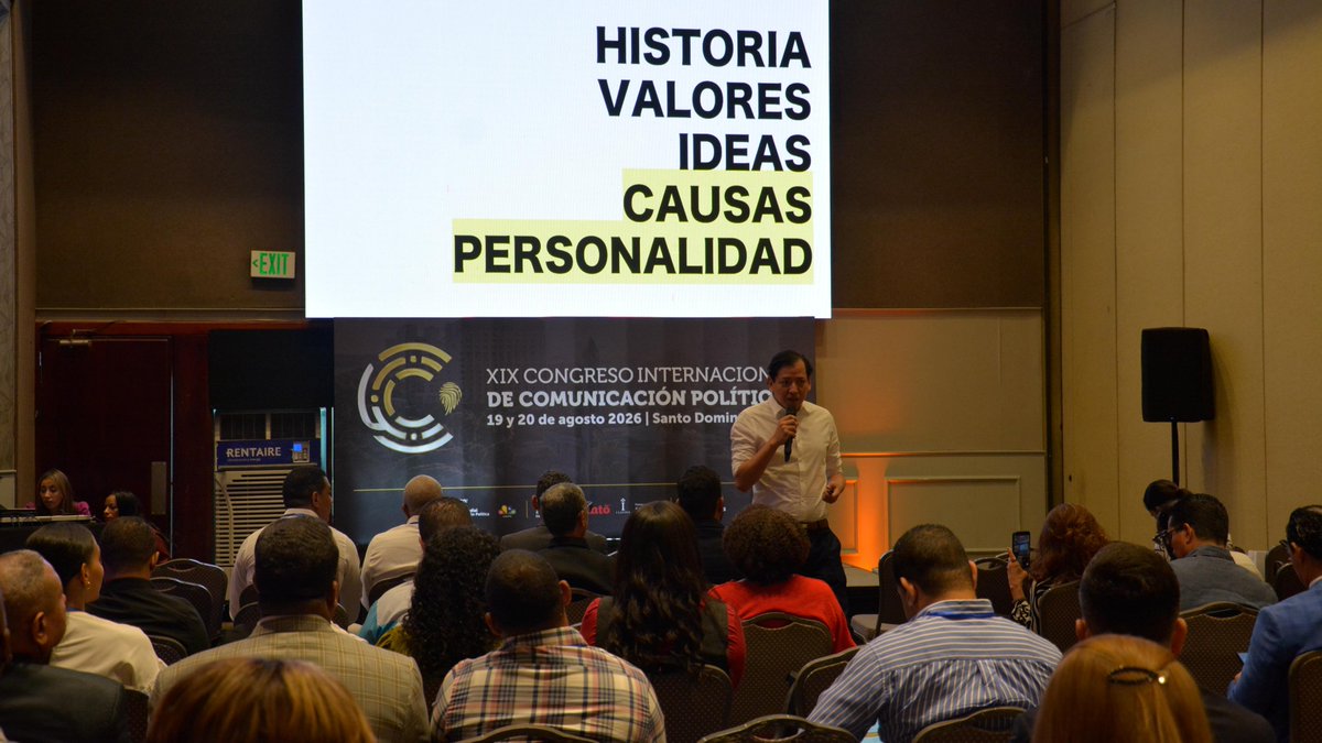 CumbreCP's tweet photo. 📍Día 2 #CongresoRD

@camiloseve -. CONSTRUYENDO AL CANDIDATO. 

"Una carrera política exitosa no se hace con likes, se construye con coherencia." https://t.co/JPNsMJ8hcR