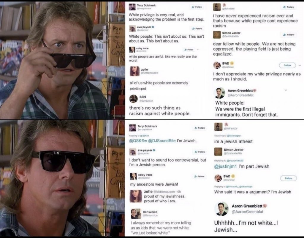 Rickdzff's tweet photo. @TerrezinMathafs @Swxzoi @gglibtards @kodakku589 @WHITE_TakingLs They don’t even claim white themselves, they only claim white when it is to make white Europeans look bad like them blaming death of Jesus on Roman’s, blaming the slave trade on white Americans, Jewish Christopher Columbus colonizing natives blaming it on white ppl https://t.co/RMxlceTDf1