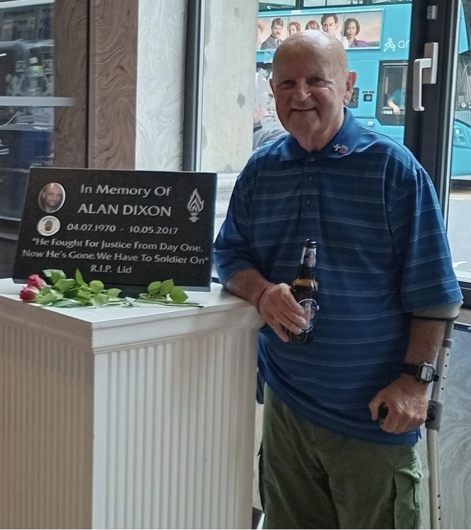 sixtieslizzie's tweet photo. Can anyone help our Alan's (Dicko's) Dad out please x
He needs a lift to Newcastle. Trains are mental &amp; not great on crutches. He was badly up beaten at the Paris final res in a stroke &amp; now on crutches for life.
Travelling Reds may probably rec him.
@IanByrneMP https://t.co/ebOuFjd95y