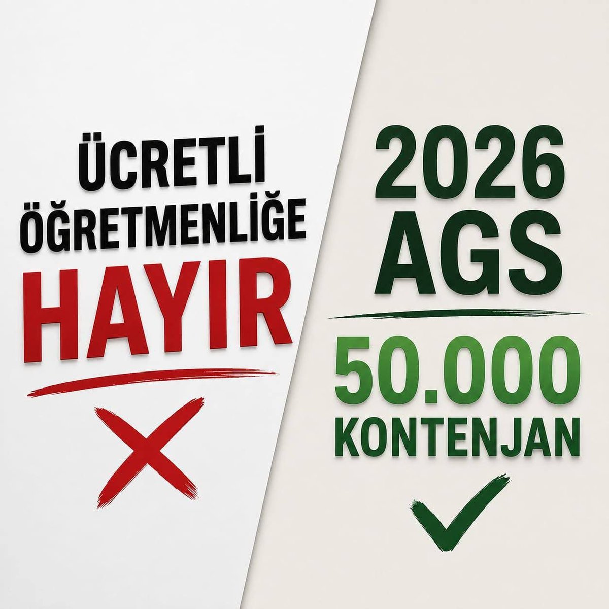 Canglgeography's tweet photo. @AGSkontenjan @RTErdogan @Yusuf__Tekin @memetsimsek @oktay_saral @cftcblnt @PrfDrFilizKilic @TalipGeylan06 @edipuzen 2026 AGS kapsamında 50.000 kontenjan istiyoruz.
@RTErdogan @Yusuf__Tekin @memetsimsek @oktay_saral @cftcblnt @PrfDrFilizKilic @TalipGeylan06 @edipuzen #AGSÖğretmenleri50bin https://t.co/vRuYSoPVjK