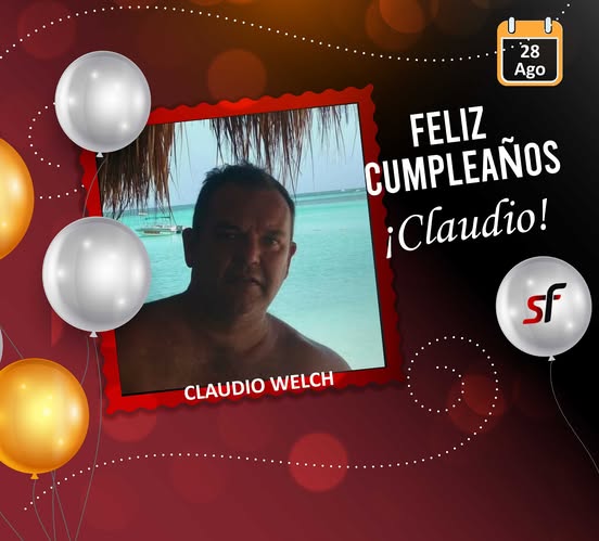 SFproductores's tweet photo. 🎂 Claudio, muy feliz cumpleaños!! ⁣
¡Te deseamos un cumple espectacular y lo disfrutes a lo grande! 🎈✨

🥂 ¡Muchas felicidades!

#sfproductores #cumpleaños #PAS #celebracion https://t.co/PoTxoFkfHv