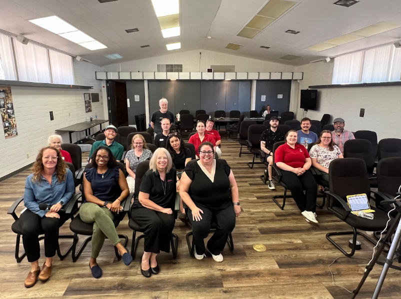 AzCDHH's tweet photo. ACDHH recently visited Lowell Observatory in Flagstaff to share best practices on cultural awareness, communication access, and inclusive design for DHHDB visitors.

Thank you to Lowell Observatory for prioritizing accessibility under the stars! 

#ACDHH #FlagstaffAZ https://t.co/7crxe26xiR
