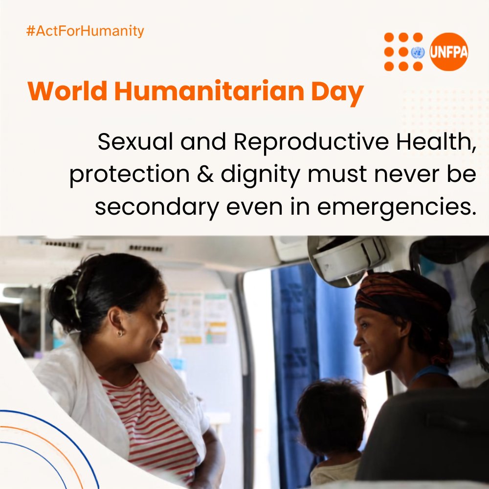 UNFPAMadagascar's tweet photo. In Madagascar, cyclones, floods &amp; droughts can increase women’s &amp; girls’ vulnerabilities and limit access to essential services.

#SexualAndReproductiveHealth, protection &amp; dignity must never be secondary even in emergencies.

#ActForHumanity #WorldHumanitarianDay https://t.co/ri5zvTTI5D