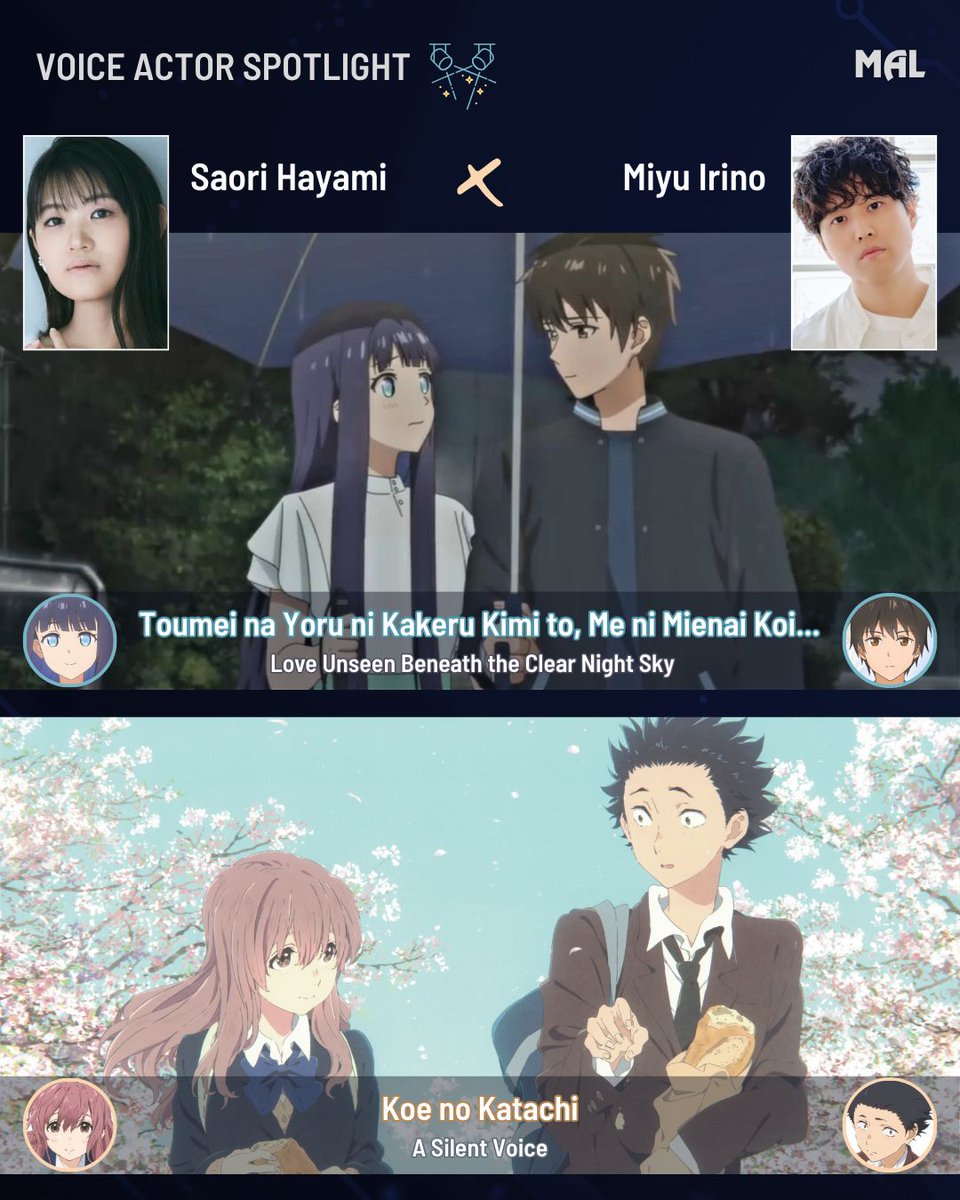 myanimelist's tweet photo. 10 years apart, but neither sound nor sight could separate the voices that gave them life ❤️ https://t.co/R4ZX9D0sfr