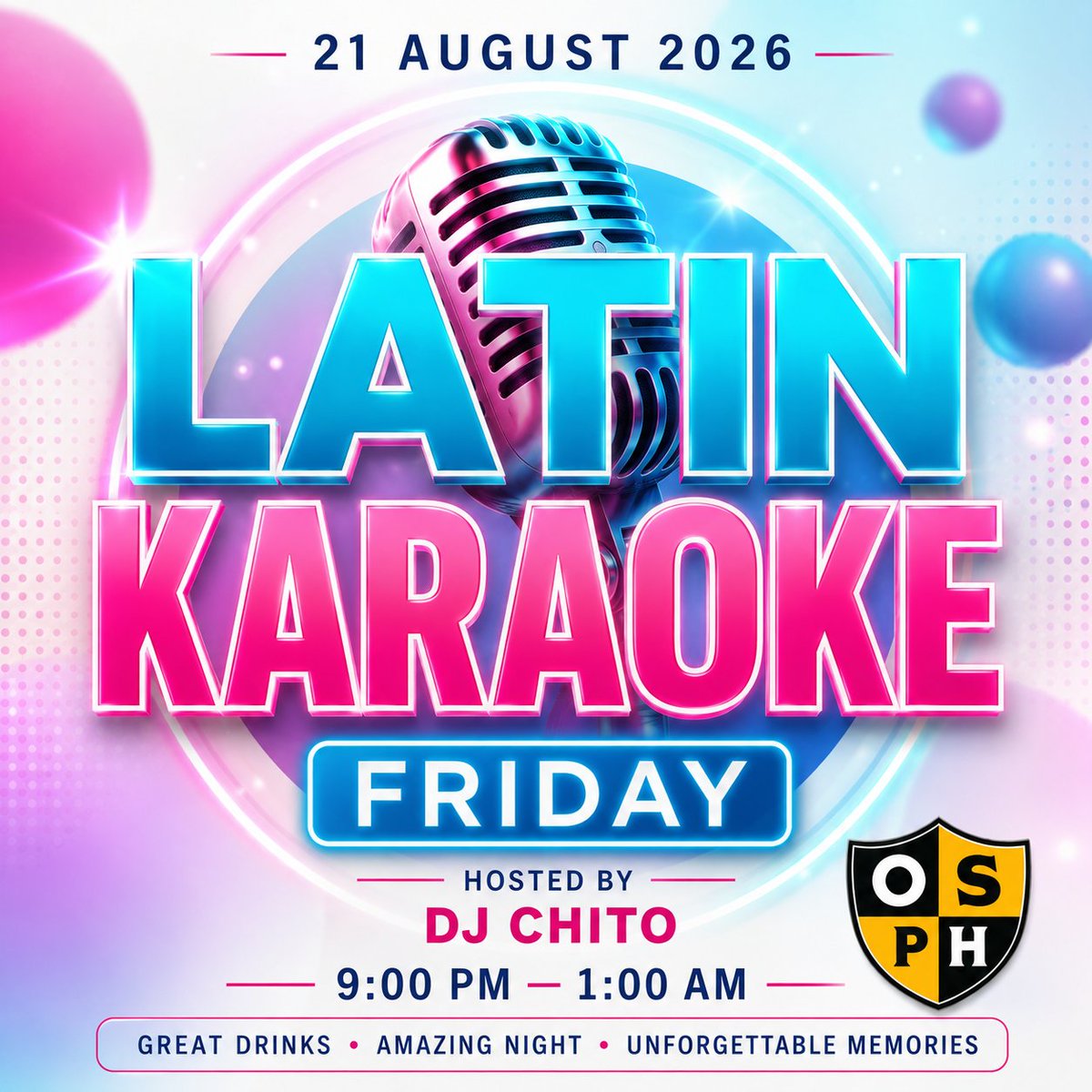 oldesonoma's tweet photo. 🎤 𝗟𝗔𝗧𝗜𝗡 𝗞𝗔𝗥𝗔𝗢𝗞𝗘 𝗡𝗜𝗚𝗛𝗧 𝗜𝗦 𝗕𝗔𝗖𝗞! 🎶🔥
Grab the mic, bring your crew, and get ready for a Friday night filled with your favorite Latin hits, cold drinks, and plenty of reasons to sing way too loud. 🍻🎵

✨ 𝗟𝗮𝘁𝗶𝗻 𝗞𝗮𝗿𝗮𝗼𝗸𝗲
📅 Friday, August 21
🎧 Hosted by 𝗗𝗝 𝗖𝗵𝗶𝘁𝗼
⏰ 9:00 PM – 1:00 AM
📍 Olde Sonoma Public House

Whether you’re ready to own the stage or just want to cheer on the singers with a drink in hand, come make a night of it!
Great drinks. Amazing music. Unforgettable memories.
#oldesonomapub #LatinKaraoke #KaraokeNight #DJChito #SonomaNightlife #SonomaCounty #BoyesHotSprings #FridayNight #DrinkLocal #SonomaCA