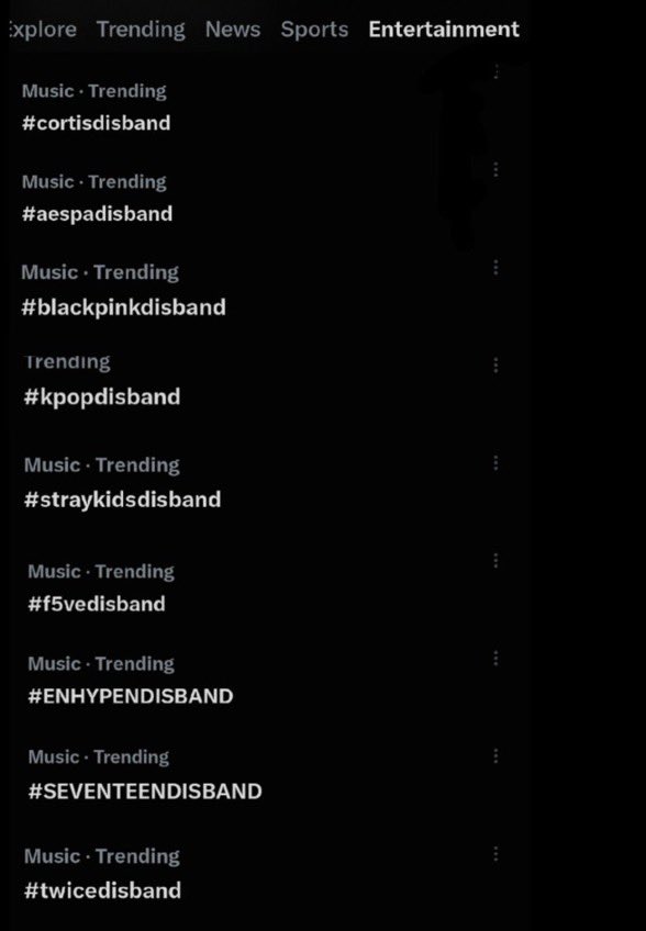 Jantar127's tweet photo. Whole K-pop fandoms really thought they could unite, put their differences aside, and trend “BTS DISBAND” like it was some big power move… and then what happened? Barely made a dent. Meanwhile, ARMYs alone decided to clock in for five minutes and suddenly every other group is trending DISBAND at the same time, Cortis, Aespa, Blackpink, Stray Kids, Enhypen, Seventeen, Twice, even the generic #kpopdisband.

The timelines don’t even look the same. One side needed the entire industry to try (and still failed), the other side just needed a handful of bored ARMYs with WiFi. The power imbalance is actually comical at this point. Keep playing in the big leagues if you want, but don’t act surprised when the results look like this.

ARMYs alone flood the trends with #aespadisband #blackpinkdisband #straykidsdisband #enhypendisband #seventeendisband #twicedisband #kpopdisband and whatever else 😭
Nobody does it like ARMY. Nobody ever will.
BTS paved the way and ARMYs still run the streets.
Stay mad, stay irrelevant.

ARMY don’t start fights… THEY just finish the trends. 💜