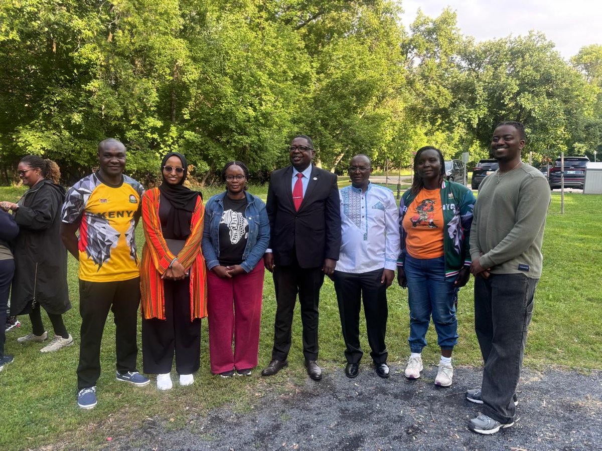 KenyaInCanada's tweet photo. The Kenya High Commission successfully concluded a Mobile Consular Outreach in Winnipeg, Manitoba, reaffirming our commitment to accessible consular services and proactive diaspora engagement.
Alongside official services, the Mission joined the local community for a hosted barbecue, fostering stronger connections and strengthening engagement with the diaspora community.
We extend our sincere gratitude to the Kenyan community in Winnipeg for their exceptional hospitality, collaboration, and continued partnership.