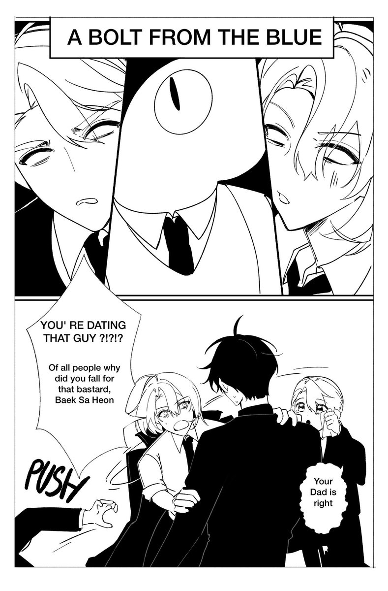 shion_due's tweet photo. [3/5] 
Looks like his parents and a lizard aren’t happy about this daughter-in-law
#괴담출근 #GSGW #gsgw #SolSah https://t.co/lHv3Rss3Gj