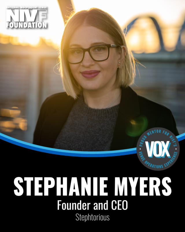 NIVFdotorg's tweet photo. Meet the next mentor, Stephanie! Stephanie is originally from Chicago, Illinois, but is now living in Los Angeles, California. She started her business Stephtorious in May of 2022, and currently runs the marketing and tour booking for NPR’s Tiny Desk Contest. https://t.co/Z8f2U3a5XY