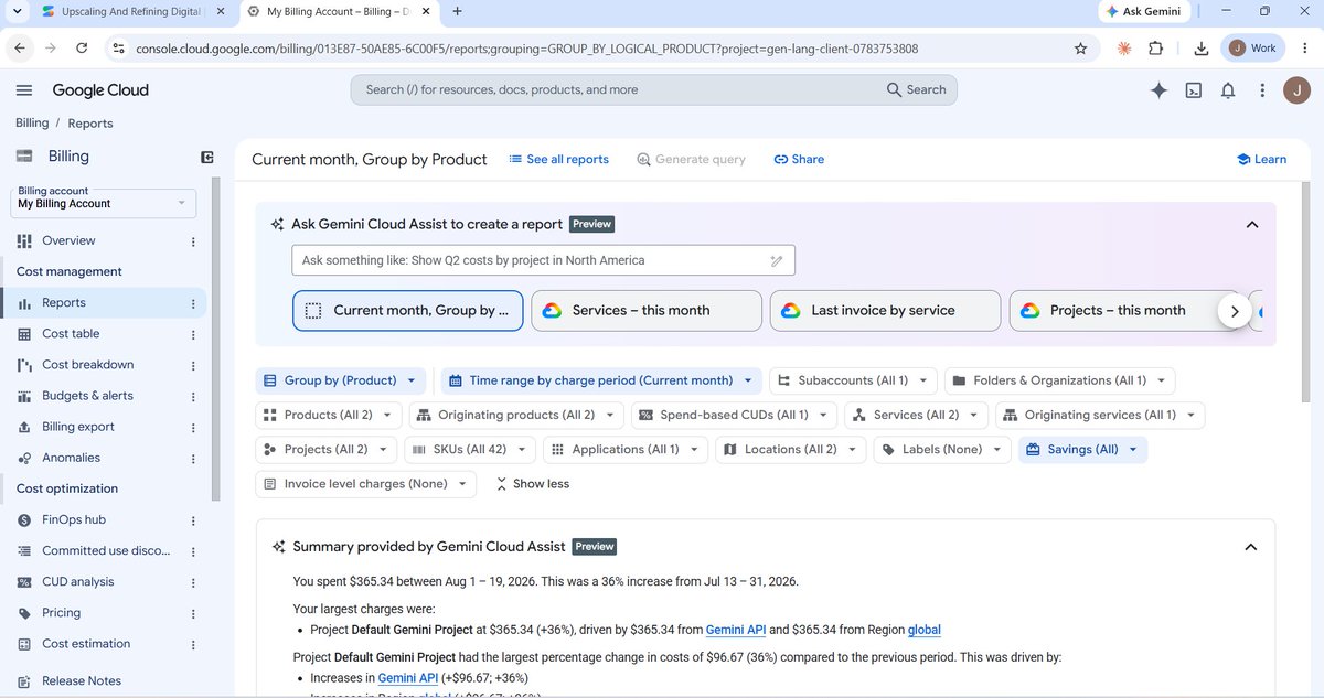 felipepulfer_'s tweet photo. bro just look at the ammount of slop in Google Cloud dashboard vs Openai holy sh https://t.co/WsncYSGWvP