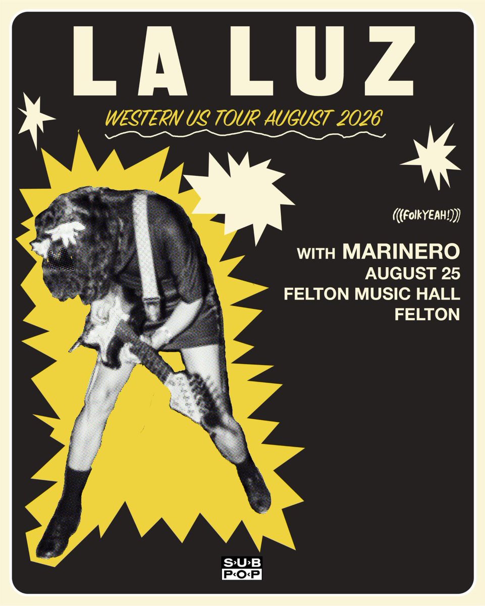 KPashat's tweet photo. La Luz Tickets
La Luz
Tue, Aug 25 • 8:00 PM
@ Felton Music Hall, Felton, California
Buy Tickets : https://t.co/FAt7iJ3UD6
#LaLuz #LaLuzFelton #ConcertTickets https://t.co/IsJChgstC0