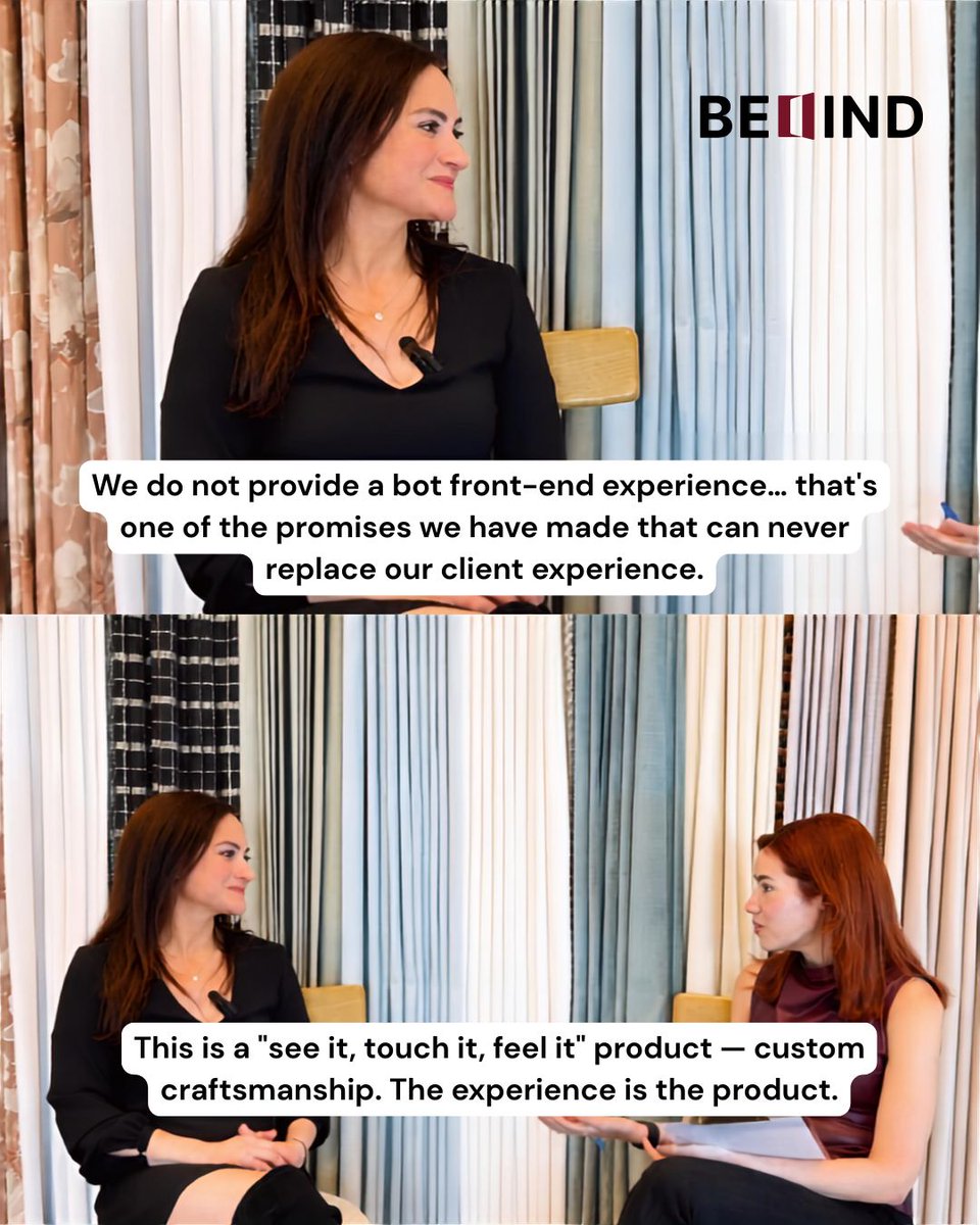Behindscenespod's tweet photo. How much of your business should you automate?

Erika Mandel says there’s one place she refuses to let it take over: the customer experience.

🎙️ Watch the full conversation on Behind the Scenes: https://t.co/EKkenzwva6

#BehindTheScenes #AIinBusiness #BusinessAutomation #PodcastClip #AIandHumanity #BusinessStrategy #SmallBusinessTips