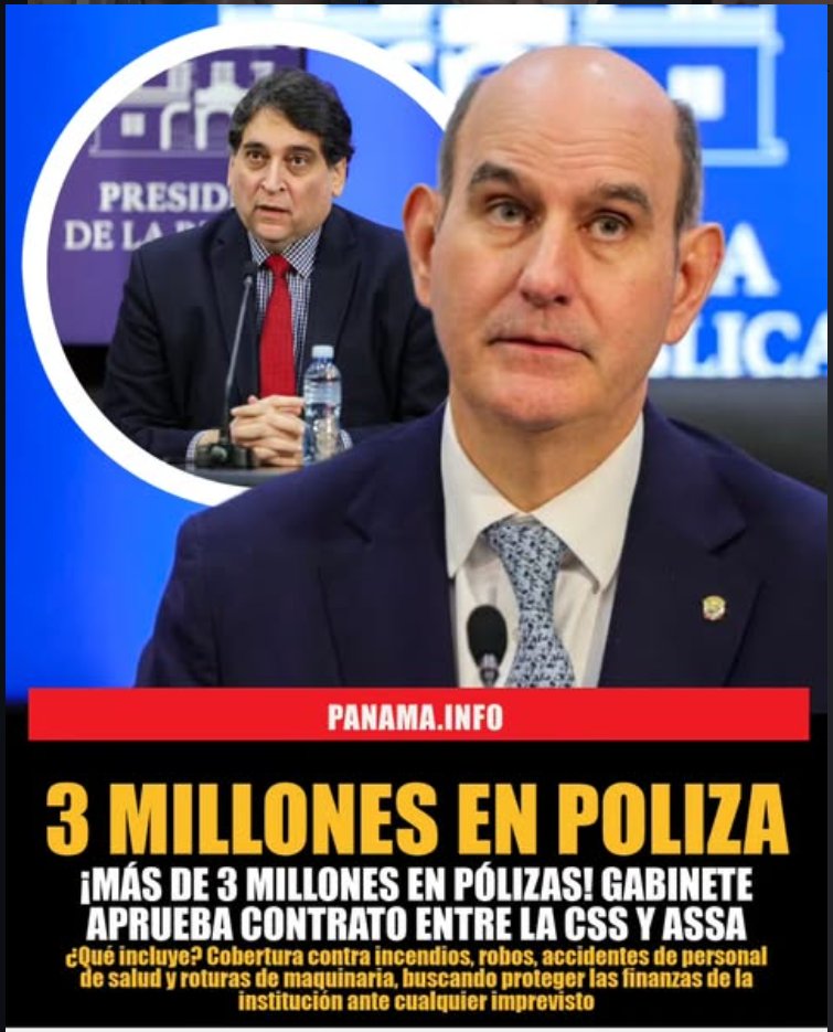JuanchoBernalD's tweet photo. Y aquí es donde también debemos hablar de prioridades

Mientras se nos explica que es necesario ampliar el ITBMS a nuevas actividades de la economía digital para cerrar vacíos fiscales y aumentar la recaudación, aparecen noticias como esta: el Consejo de Gabinete autorizó una contratación por B/.3.2 millones entre la CSS y ASSA para distintas pólizas de seguros.

Aclaremos algo importante: estas pólizas no significan que los funcionarios de la CSS recibirán un seguro médico privado para atenderse fuera de la institución. Las coberturas anunciadas incluyen accidentes personales y laborales, incendios, robos, responsabilidad civil, rotura de maquinaria y otros riesgos institucionales.

Pero aun hecha esa aclaración, creo que es perfectamente válido hacerse una pregunta más amplia: Cuáles son nuestras prioridades al administrar el dinero público?

Porque mientras al ciudadano se le pide aceptar nuevos impuestos sobre servicios que ya paga con su propio dinero —streaming, compras digitales, hospedaje y otras actividades—, el Estado continúa realizando contrataciones millonarias que, justificadas o no, también deben estar sometidas al mismo nivel de escrutinio.

No estoy diciendo que una institución del tamaño de la CSS no necesite asegurar sus instalaciones, equipos, trabajadores o responsabilidades. Por supuesto que existen riesgos que deben cubrirse. Lo que cuestiono es una filosofía que parece encontrar con enorme facilidad nuevas formas de recaudar, mientras al ciudadano se le exige cada vez más y este continúa preguntándose si recibe servicios públicos proporcionales a todo lo que ya aporta.

Antes de preguntarnos solamente “dónde más podemos cobrar el 7%?”, quizás también deberíamos preguntarnos:

“Estamos administrando de la mejor manera cada dólar que ya recaudamos?” Porque modernizar el sistema tributario es una discusión válida. Modernizar y fiscalizar el gasto público debería ser parte de la misma conversación. Que barbaridad.
