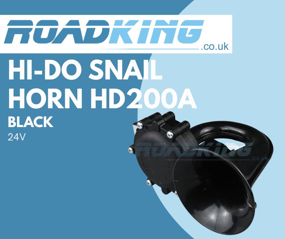 RoadkingUK's tweet photo. Hi-Do Snail Horn HD200A 24V

📢 Powerful, clear warning sound
⚡ Designed for 24V vehicles
🚛 Ideal for trucks and commercial vehicles
🛠️ Durable construction for reliable performance

https://t.co/n4GE6QOjqe 

#RoadKing #TruckAccessories #AirHorn #SnailHorn #ProfessionalDriver https://t.co/pd41C9QpVs