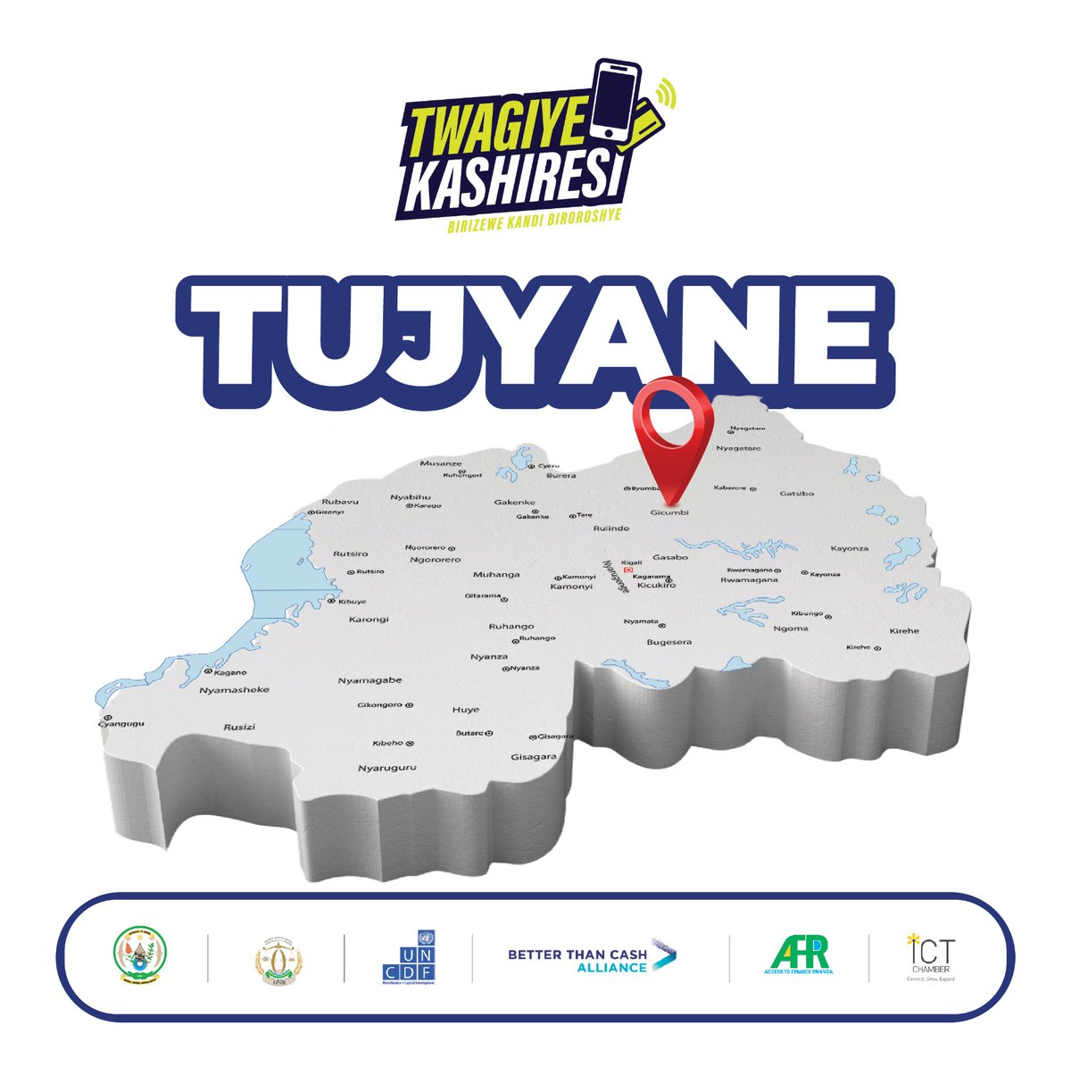 rwictchamber's tweet photo. Ubukangurambaga bwa #TwagiyeKashiresi burakomeje!!!

ku munsi w' #ejo tariki ya 21 Kanama, #TwagiyeKashiresi izerekeza mu karere ka @Gicumbi_Rwanda  aho ibigo by'amashuri, amashyirahamwe, abikorera, ndetse n'abanyarwanda muri rusange, bazaba bashishikarizwa kwishyura no kwishyuza bakoresheje ikoranabuhanga. 

#Biratekanye,  #Biroroshye,  kandi #Birihuta.