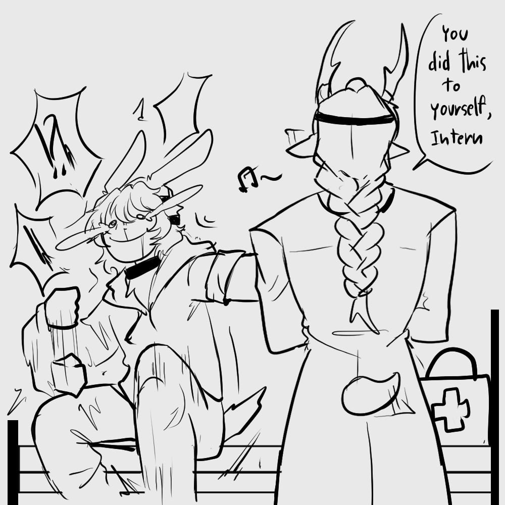 sillytdt's tweet photo. Don't worry, he's definitely getting treatment.— https://t.co/5UtoQchsGi