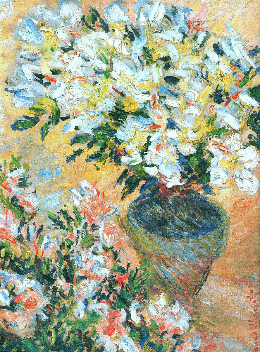 artistmonet's tweet photo. White Azaleas in a Pot - 1885 #artbots #monet https://t.co/zscYdBqJbV