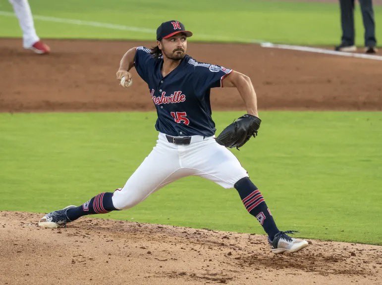 AppBaseballPDev's tweet photo. Kaleb Bowman
AAA Nashville Sounds (Brewers)

🔥August🔥
8 2/3 IP
5 H
0 ER’s
6 K’s

#develAPP https://t.co/4eIfwRCkfY