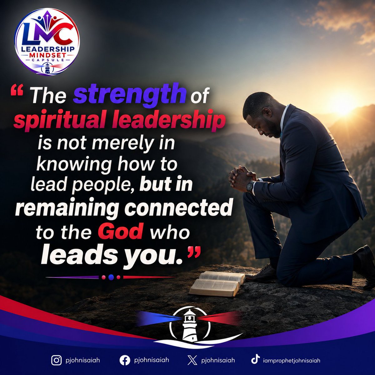 izzyjay01's tweet photo. Leadership Without Divine Connection Becomes Human Direction

Leadership requires decisions, but spiritual leadership requires more than intelligence.

📌 A leader can possess knowledge and still lack divine wisdom.
📌 A leader can have experience and still make costly mistakes.. https://t.co/6ZmnJOABgu