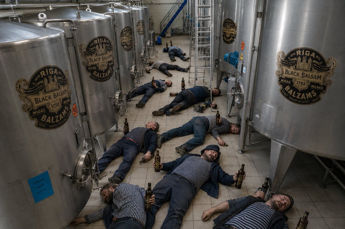 lugejakiri's tweet photo. BREAKING NEWS: Latvians have broken into their alcohol factory and drunk all the Riga Balsam to invade the Estonian island of Ruhnu and take revenge on Estonians for buying Kārums. Now, drunk Latvians are reportedly on their way to Ruhnu, according to the Estonian Border Guard. https://t.co/MeEsoriUrO