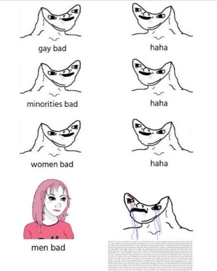 pinkcels's tweet photo. You can make rape jokes, get a thousand likes by making a rape joke, dehumanize women, objectify women, talk nasty about women but don't dare to talk bad about men. https://t.co/PWA5QvthTG