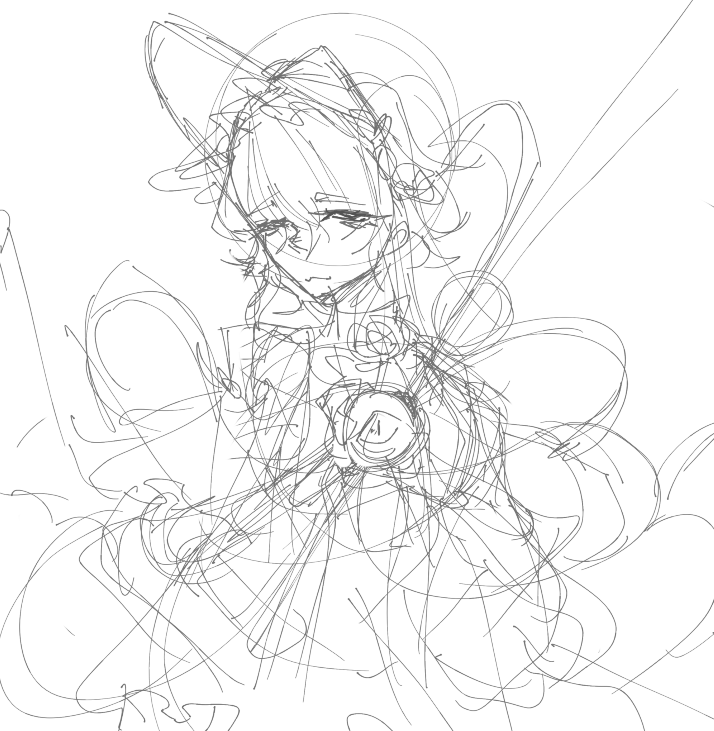 FishyDraw's tweet photo. Working on a request for a lolita Satori while listening to this neat song! Its a goated song if you like metal :D https://t.co/k1R2wlf7v9