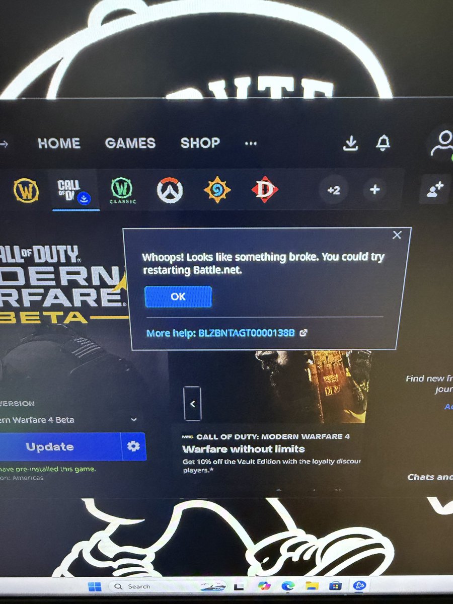 YoMayoTV's tweet photo. Does anyone know how to fix this? #beta #callofduty @battlenet https://t.co/nLSkcTS0n4