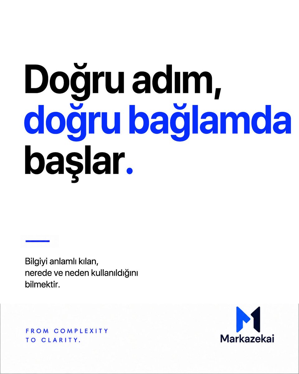 markazekai's tweet photo. Doğru bilgi yetmez.
 
Doğru bağlam gerekir.
 
Doğru adım orada başlar.

#Markazekai #Netlik #KararVerme #FikriMülkiyet #LegalTech https://t.co/oP2FyrqyH7