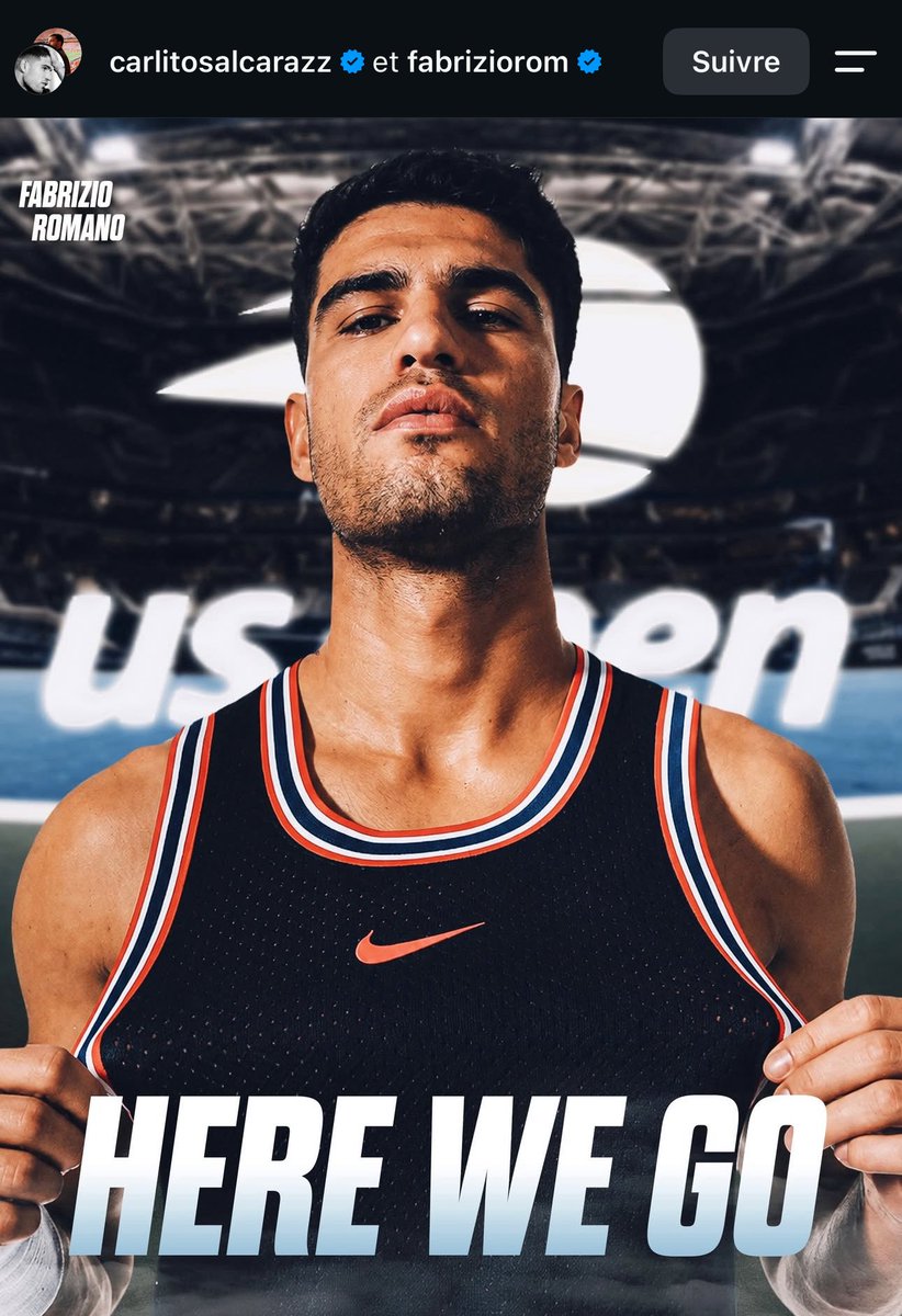 UniversTennis's tweet photo. 🚨🚨 OFFICIEL ! CARLOS ALCARAZ ANNONCE SON RETOUR POUR L’US OPEN 2026. 🇪🇸🔙

HERE WE GO. ✅🇺🇸 https://t.co/zWkVCOMp6b