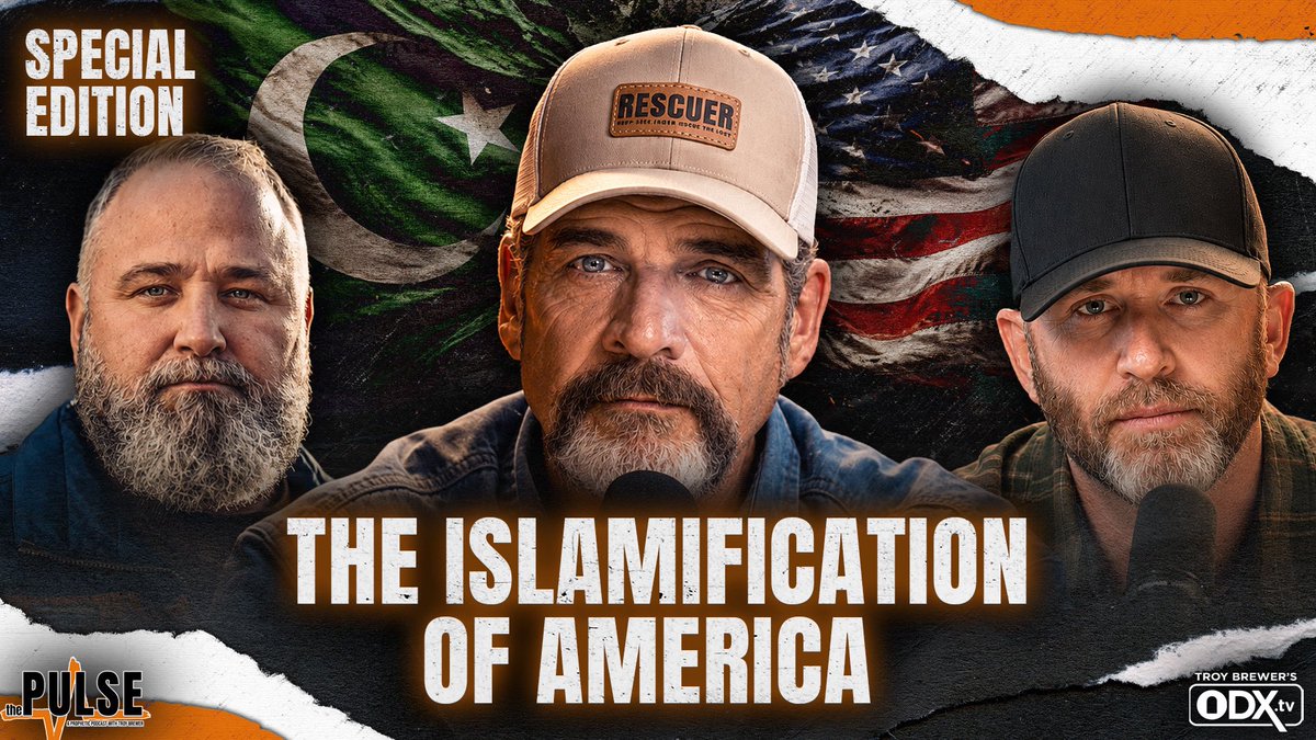 pstroybrewer's tweet photo. 🚨 WE’RE LIVE TODAY AT 1 PM CST! 🚨
Islam is rising in America—but are the people of God ready to RISE UP?

Join me, Pastor Brian Gibson & Pastor Ryan, for an important conversation about what’s happening, what the Church needs to understand, and how we respond with truth, courage, and discernment.

⏰ 1 PM CST — Don’t miss it! 🔥

https://t.co/PGWkQjEgZM