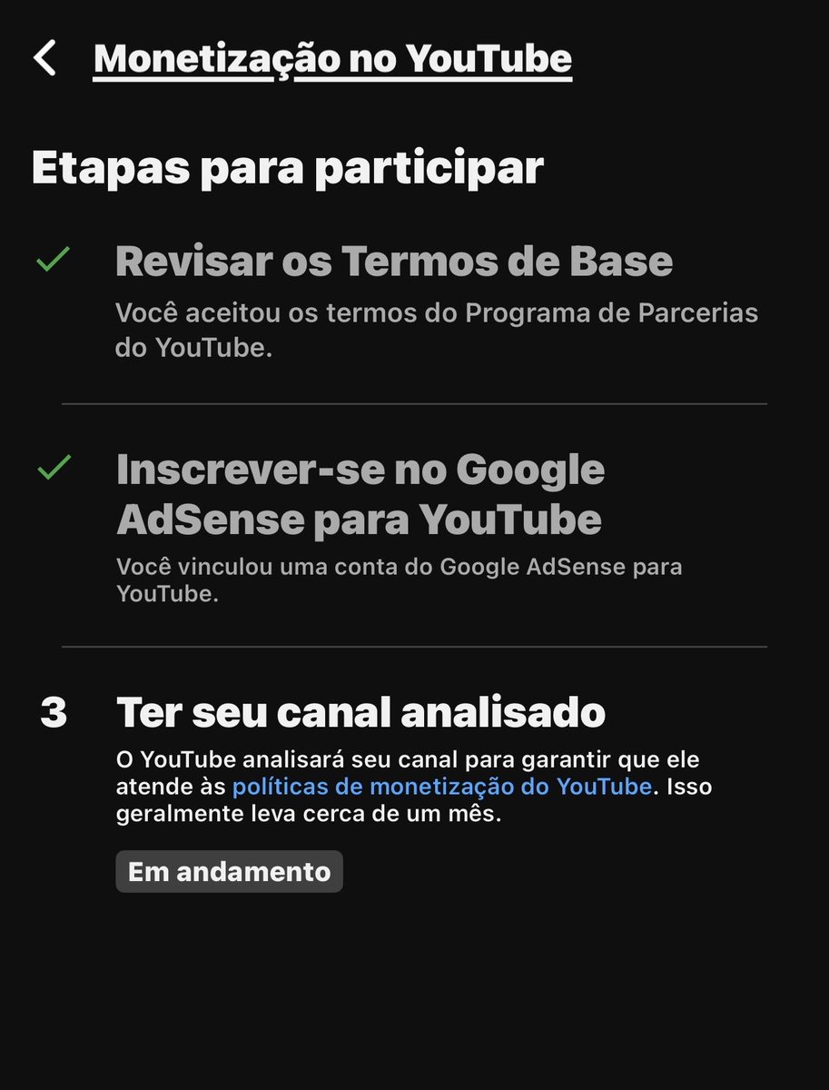 Raynersilvamma's tweet photo. Olá, @YouTubeCreators  @YTforBusiness @TeamYouTube 
! Minha análise do YPP (Etapa 3) completará 60 dias no dia 24. Sei que o suporte via X é muito eficiente, poderiam me ajudar? https://t.co/cljn7aDvjG