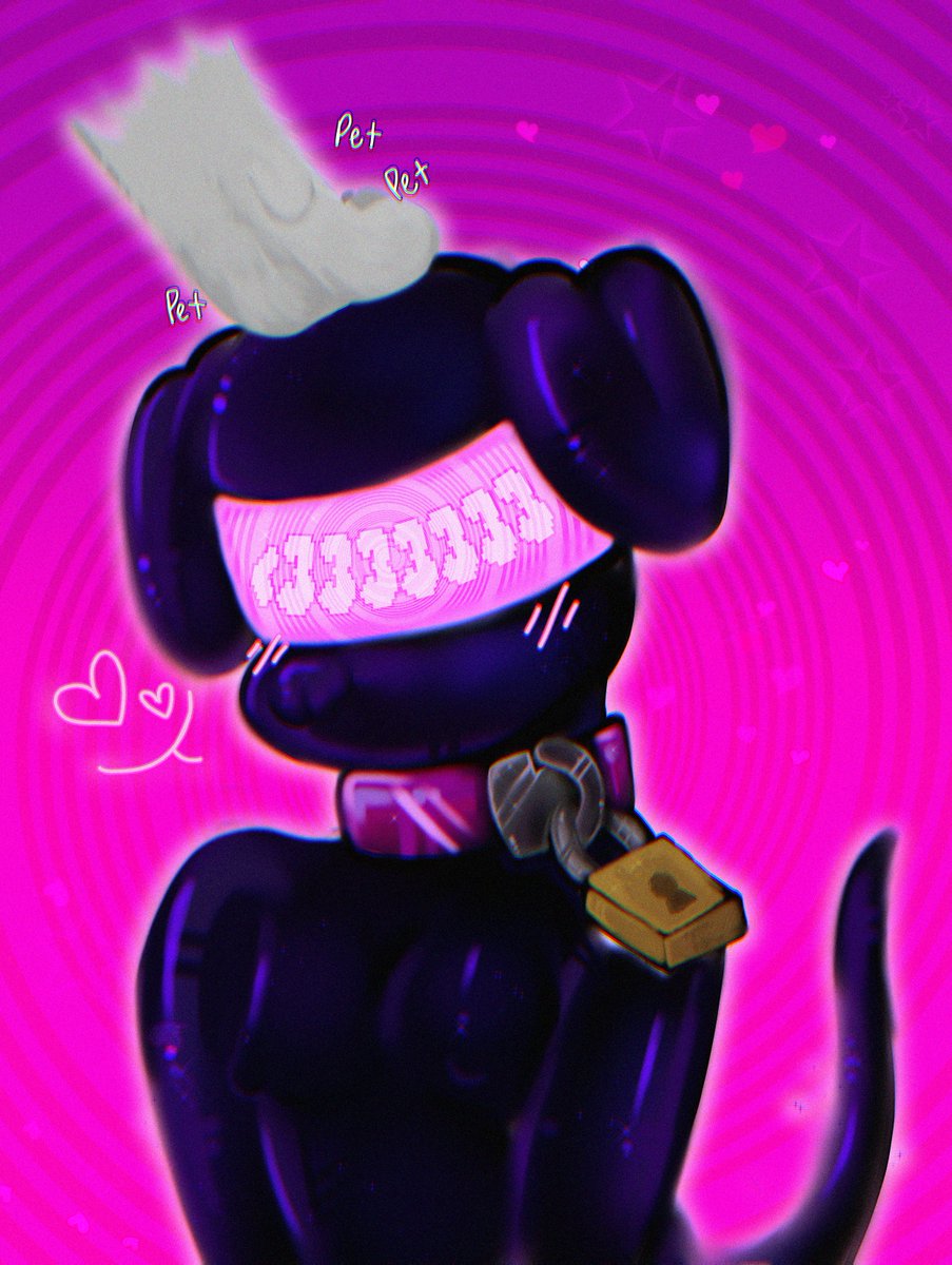 SCHADENF0X's tweet photo. Silly doodle of a good drone getting pets!! https://t.co/uKsJnmUrFv