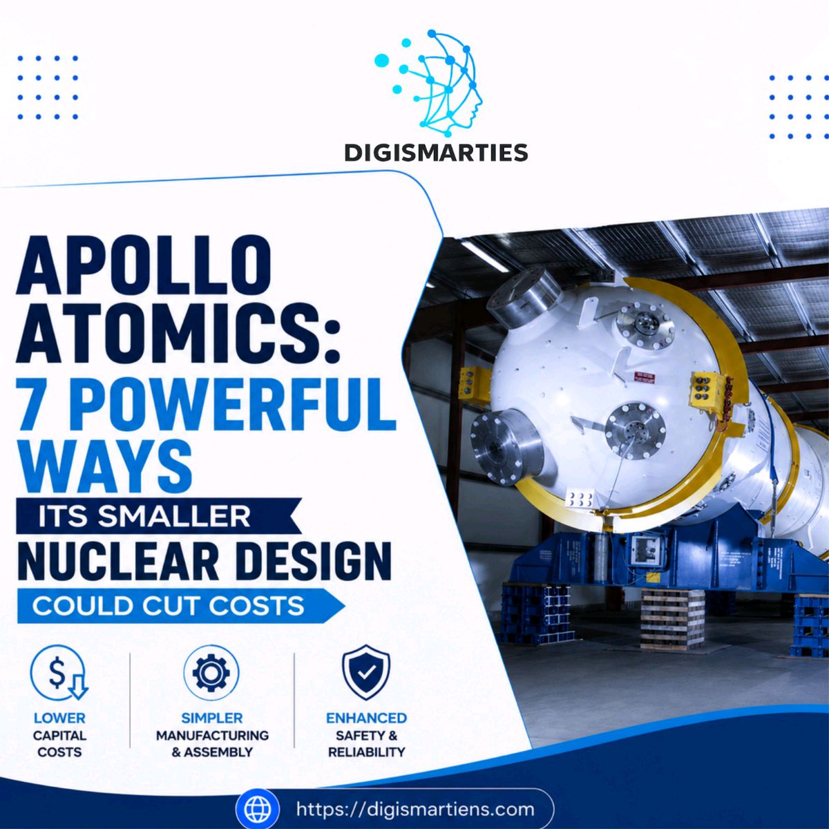 digismarties's tweet photo. ⚛️ Apollo Atomics is rethinking nuclear power from the inside out.
#ApolloAtomics #NuclearPower #NuclearEnergy #CleanEnergy #EnergyTechnology #AdvancedNuclear #TechNews #FutureOfEnergy #Innovation #DigiSmartiens https://t.co/y8wxM1ELon
