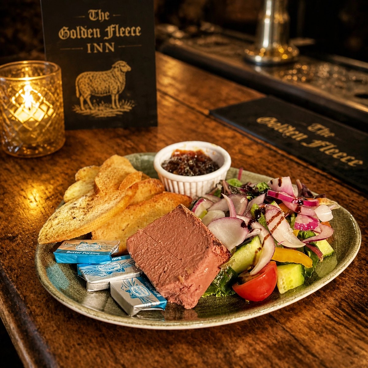 Goldenfleeceinn's tweet photo. Start your meal right with our delicious pâté &amp; toast! / Dechreuwch eich pryd gyda'n pâté blasus! #GoldenFleeceInn #Tremadog #PateStarter #PubFood https://t.co/P4tWEvwUbi