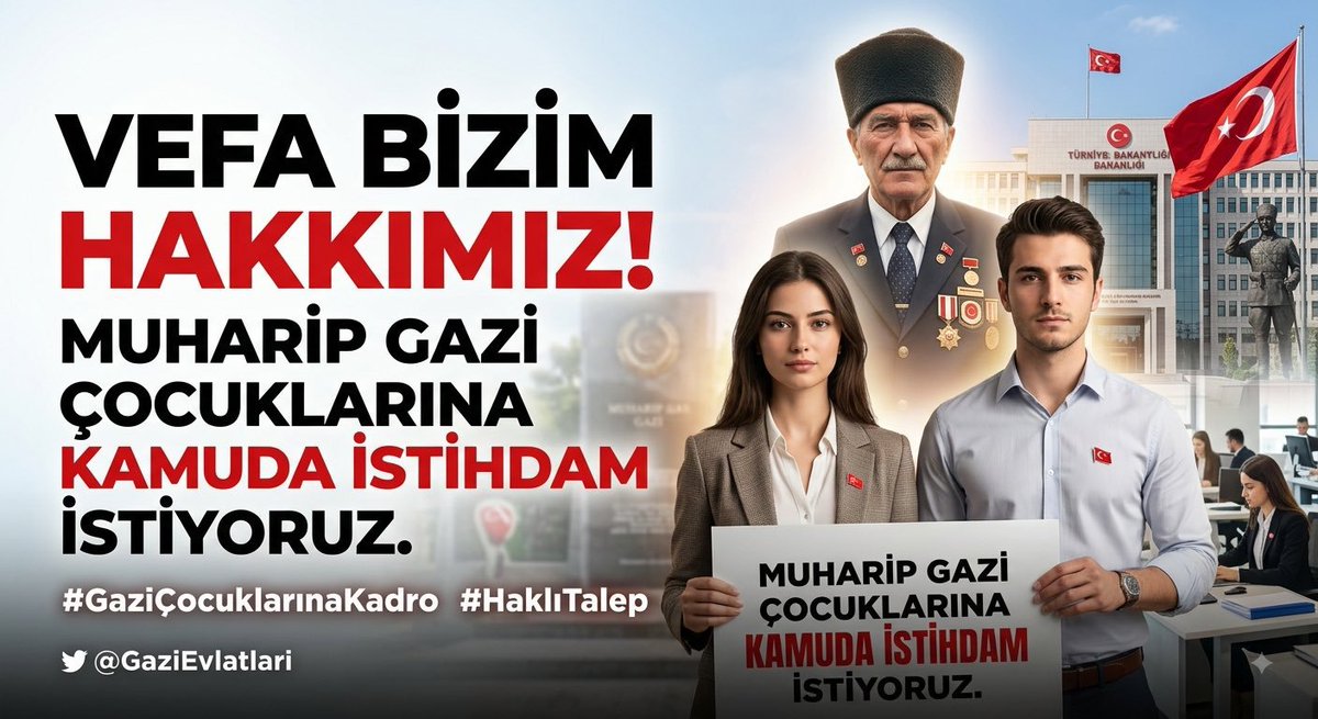 Selimaks09's tweet photo. @ZiyaSozen Hak Yerini Bulmalıdır Artık Muharip Gazi Çocuklarının KAMUDA İSTİHDAM HAKKI VERİLMELİDİR 
#TBMM @avfatmaoncu
@dbdevletbahceli @drpelinyilik @tmrosmanagaoglu
@ifarukaksu @erkanakcay45 @MahinurOzdemir
@mehmedmus @_cevdetyilmaz @celebimehmeta
@mhrmkurt
@mehmetsimsek
@HMBakanligi https://t.co/BEcOnE8cGe