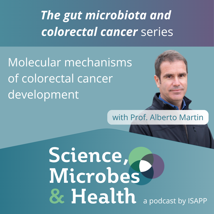 ISAPPscience's tweet photo. Our latest podcast episode with Alberto Martin delves into specific bacteria that can cause trouble when a low-fiber diet starves the mucus layer inside the gut, including the chain of events that may lead to colorectal cancer. 
Listen here:
https://t.co/KXVPDvnQwh https://t.co/ZzrX2bvxQD