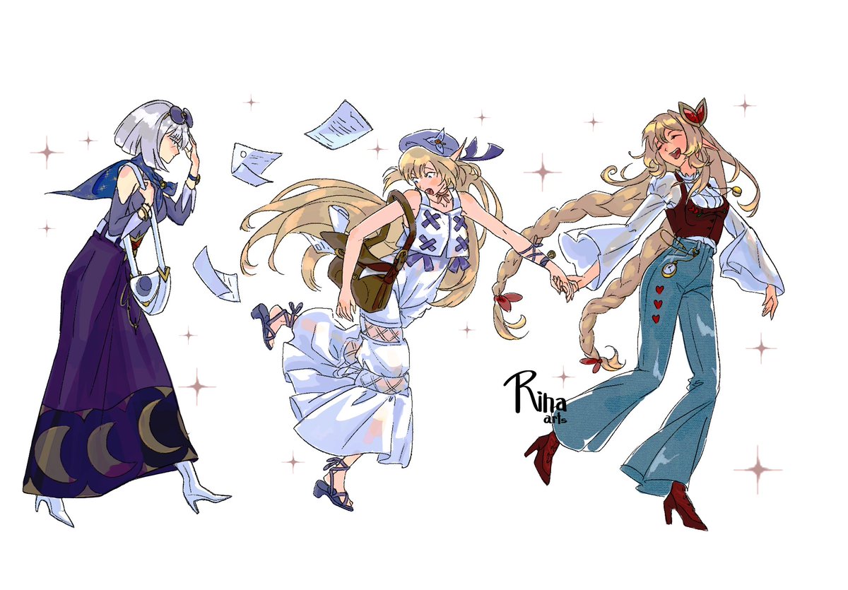 RinaRookie's tweet photo. Casual witches ✨️ #Hexenzirkel #GenshinImpact #原神 https://t.co/qGmQw0DVrq