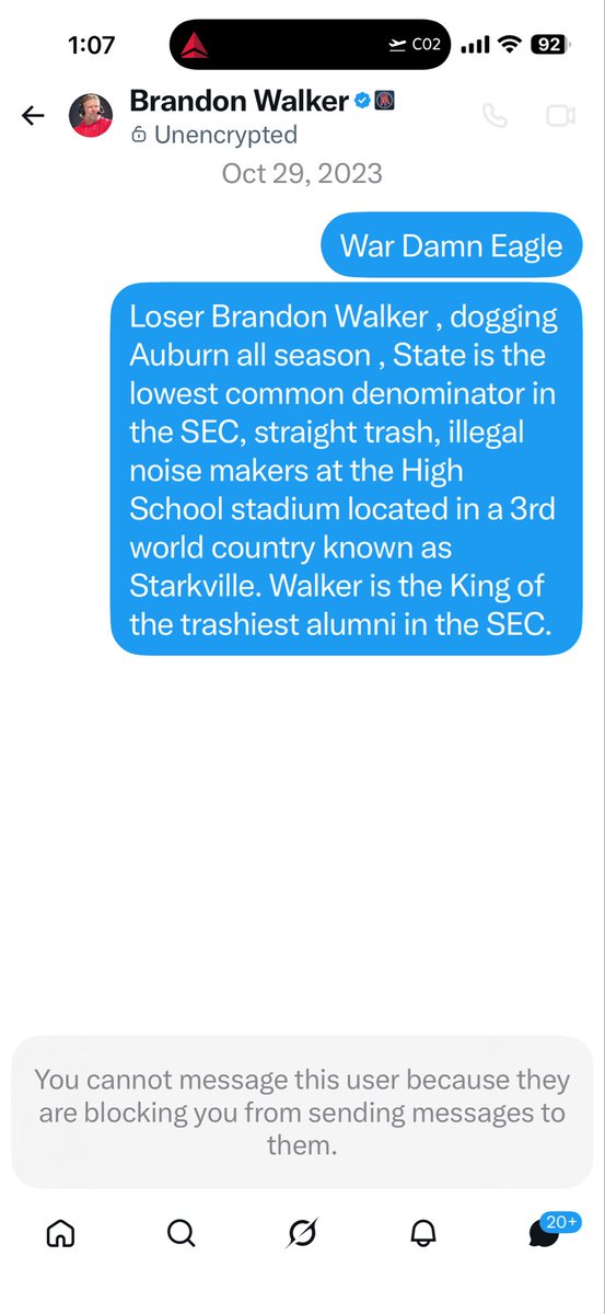 actionjax2022's tweet photo. @JoshPateCFB What got me blocked.  You decide , was it justified ? https://t.co/452qZX9Sr0